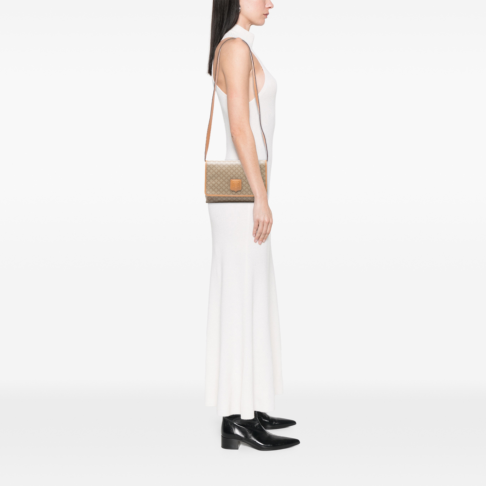 Pre-Loved Celine Macadam Coated Canvas Crossbody - Picture 6 of 6